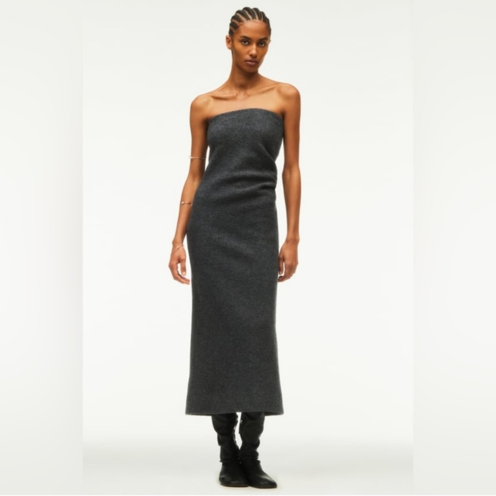Zara wool strapless tube dress - Picture 13 of 15